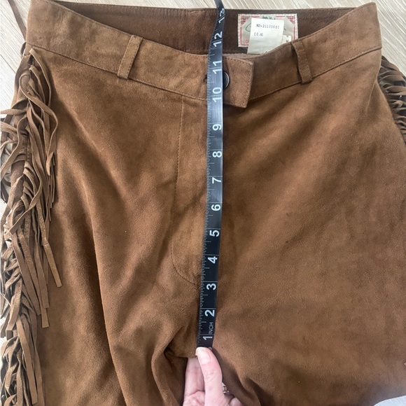 Scully Brown Fringe Boot Cut Pants- Western style! - Picture 7 of 9